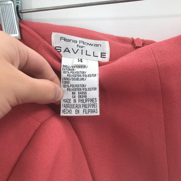 Rena Rowan For Saville Women's 2 Pieces Suit Blazer Jacket & Skirt Size 14 NWT - Picture 7 of 8